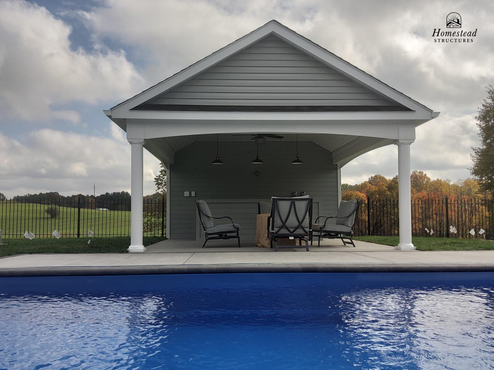 Avalon Pool House Exterior Shots Homestead Structures